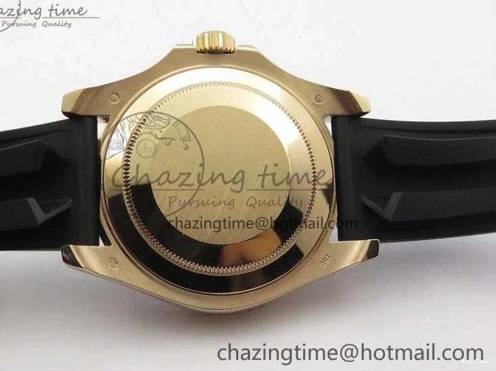MiroTime 0523 Yacht-Master 116655 UBF 1:1 Best Edition 3D Black Ceramic Bezel on Black Rubber Strap A2836(Free Extra Strap) SunProtective 3061